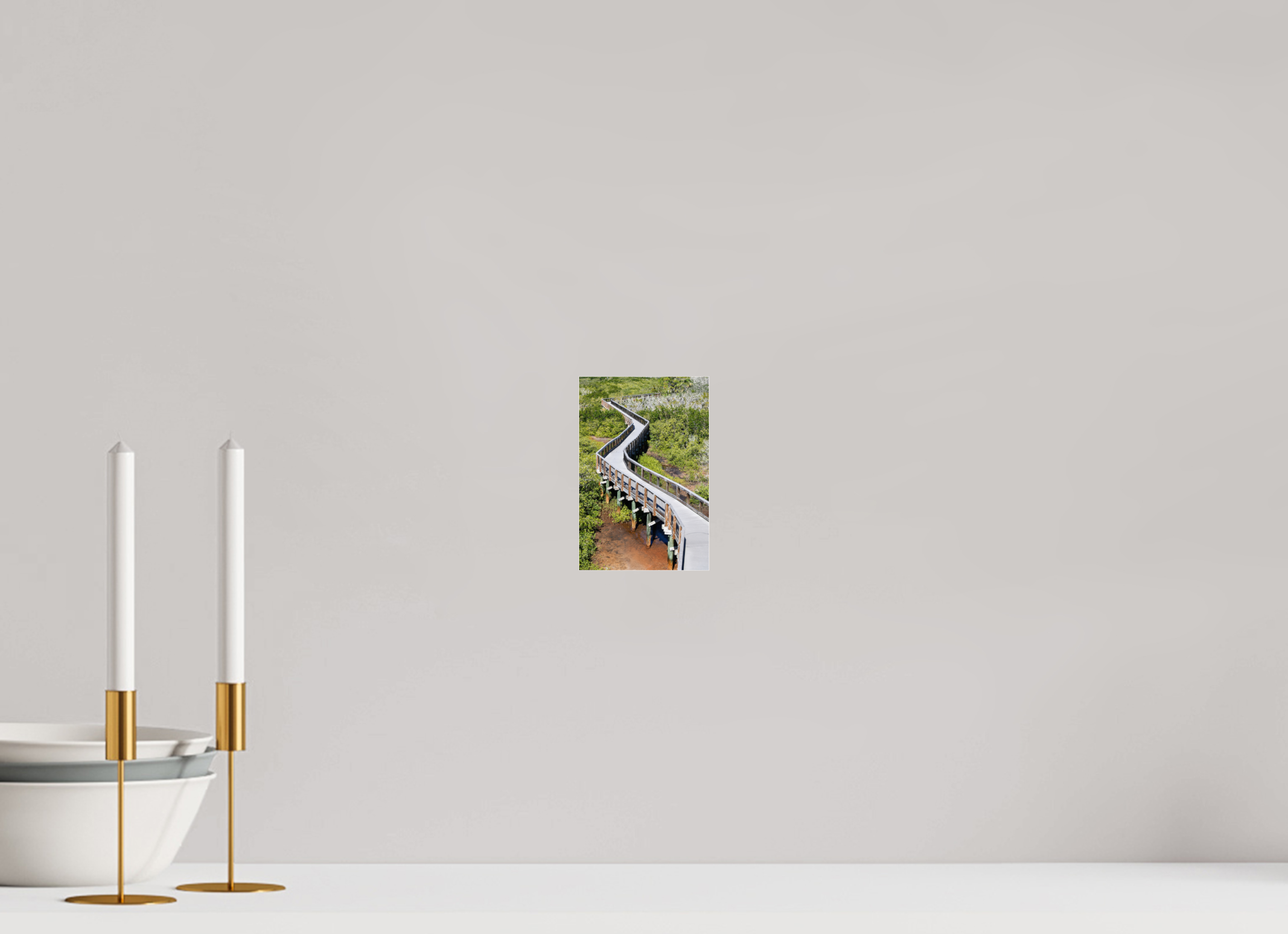 4 x 6″, Photo Print Under Acrylic Glass The Winding Way