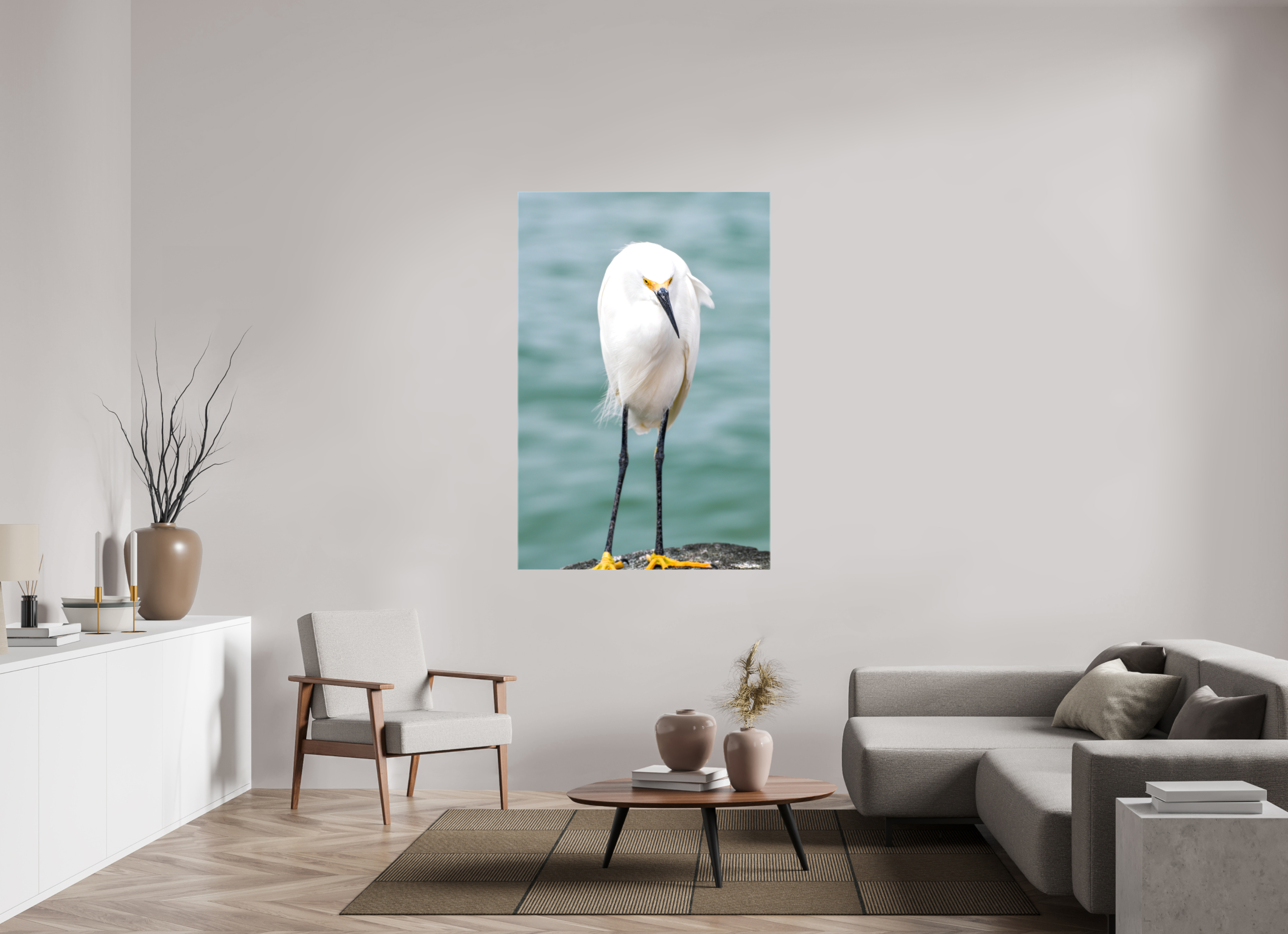 40 x 60″, Glossy Canvas on Stretcher Frame, 1,57" Wrapped The Patient Hunter