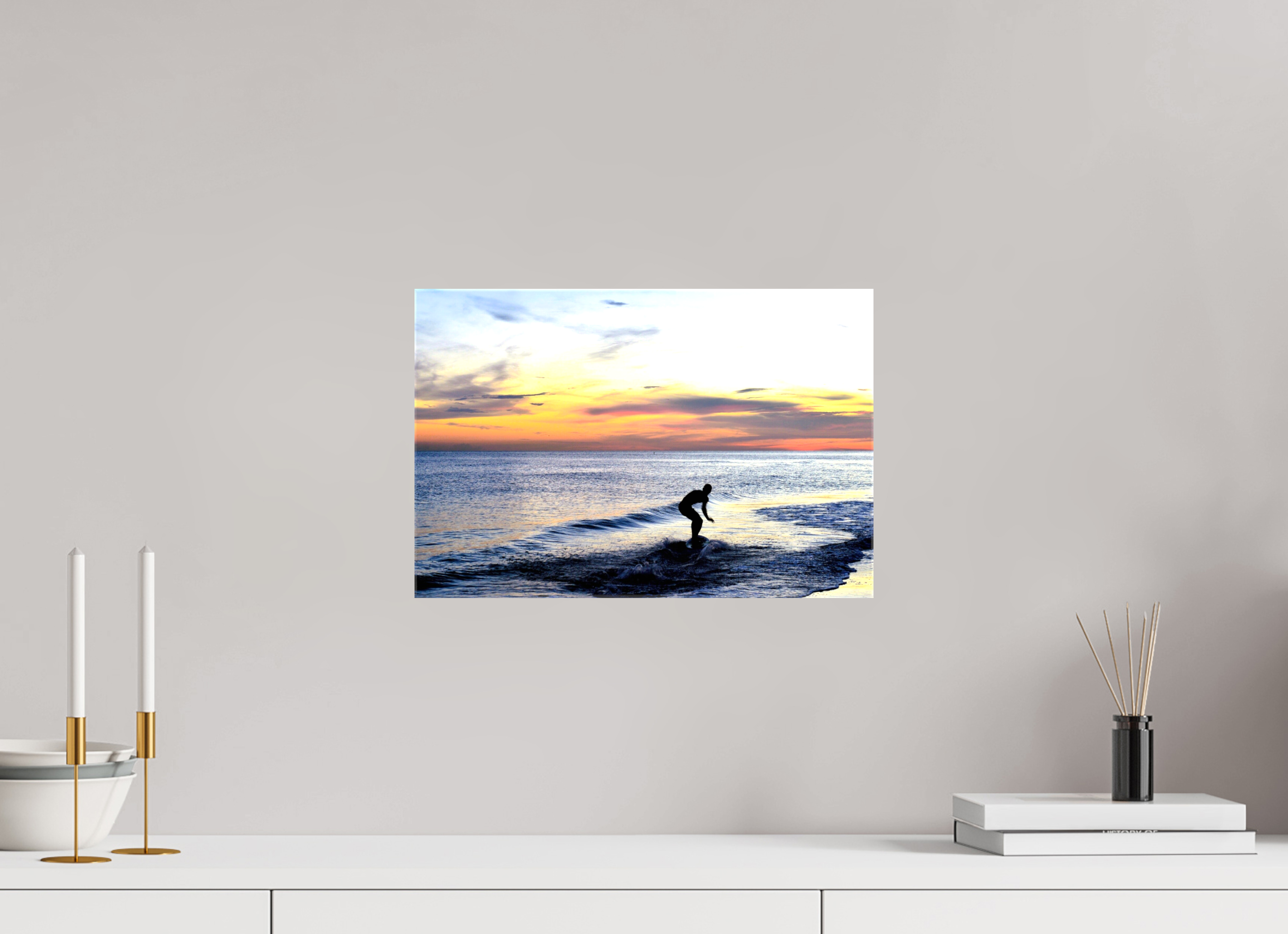 15 x 10″, Glossy Canvas on Stretcher Frame, 1,57" Wrapped Chasing the Last Light