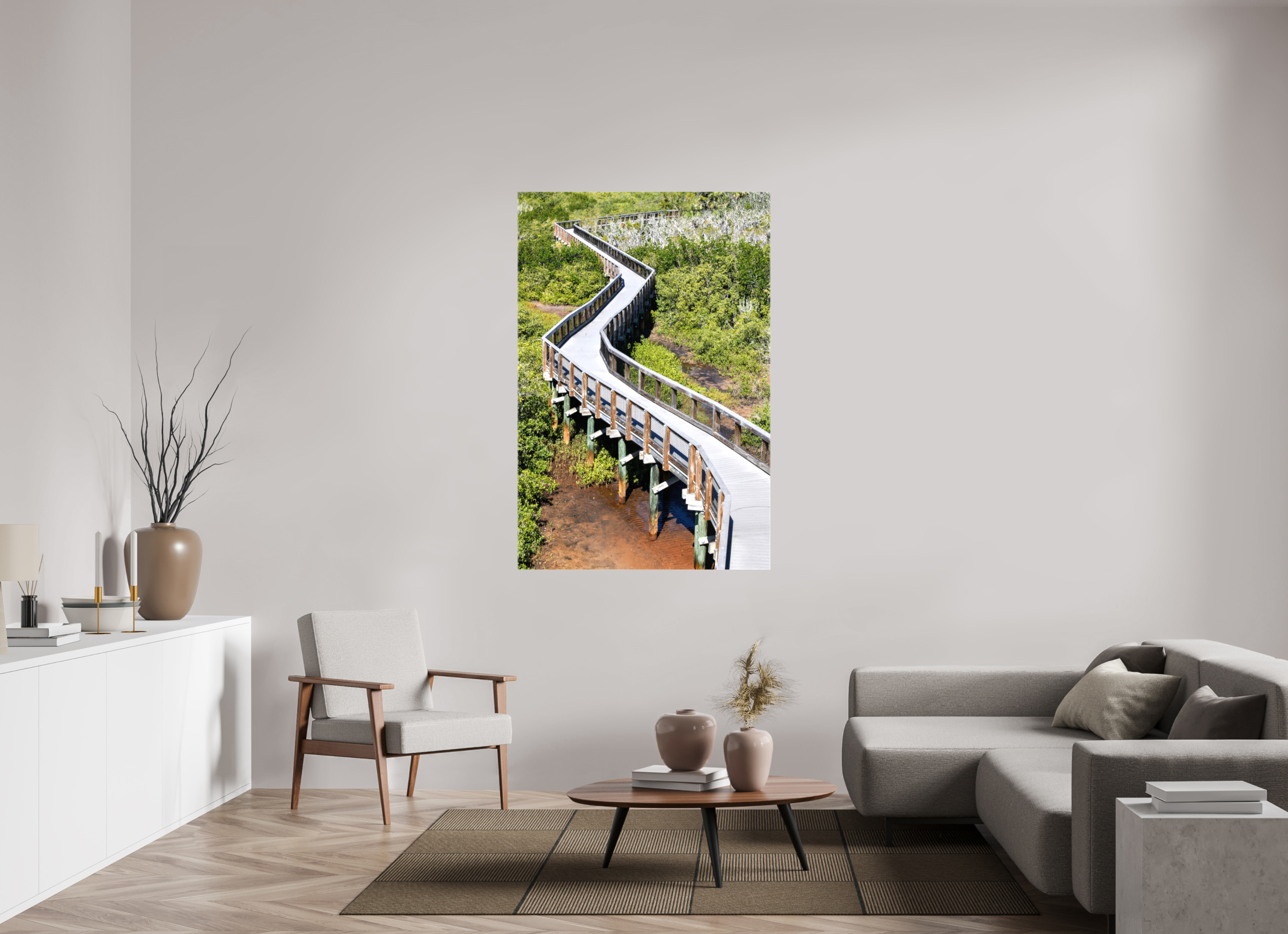 40 x 60″, Glossy Canvas on Stretcher Frame, 1,57" Wrapped The Winding Way