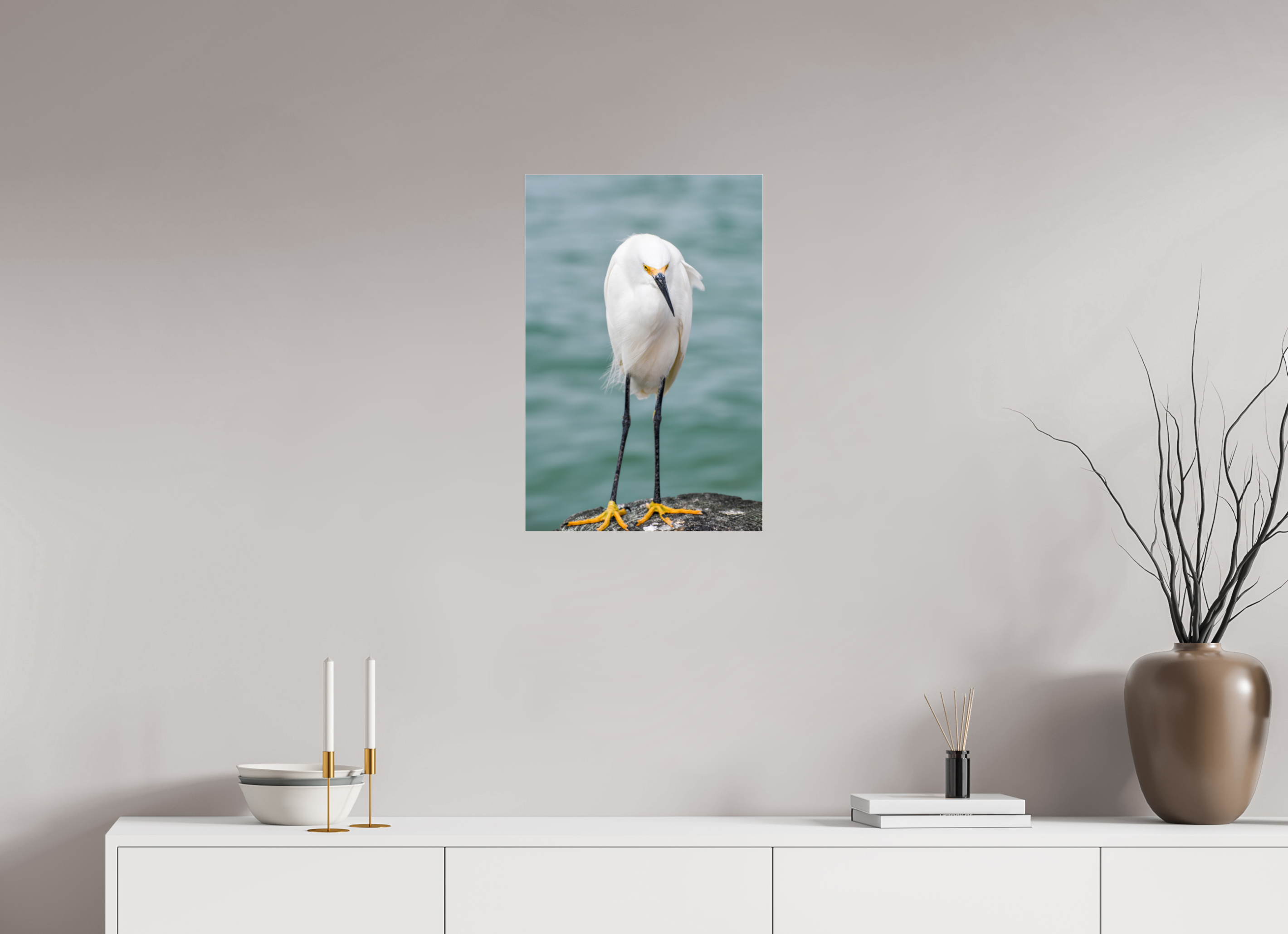 16 x 24″, Metallic Photo Print Under Acrylic Glass The Patient Hunter