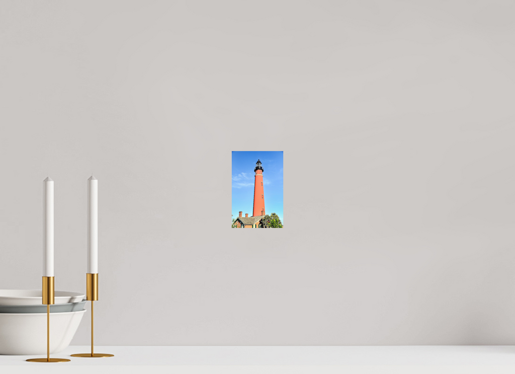 4 x 6″, Photo Print On Fuji Crystal DP II Historic Red Brick Ponce de Leon Lighthouse