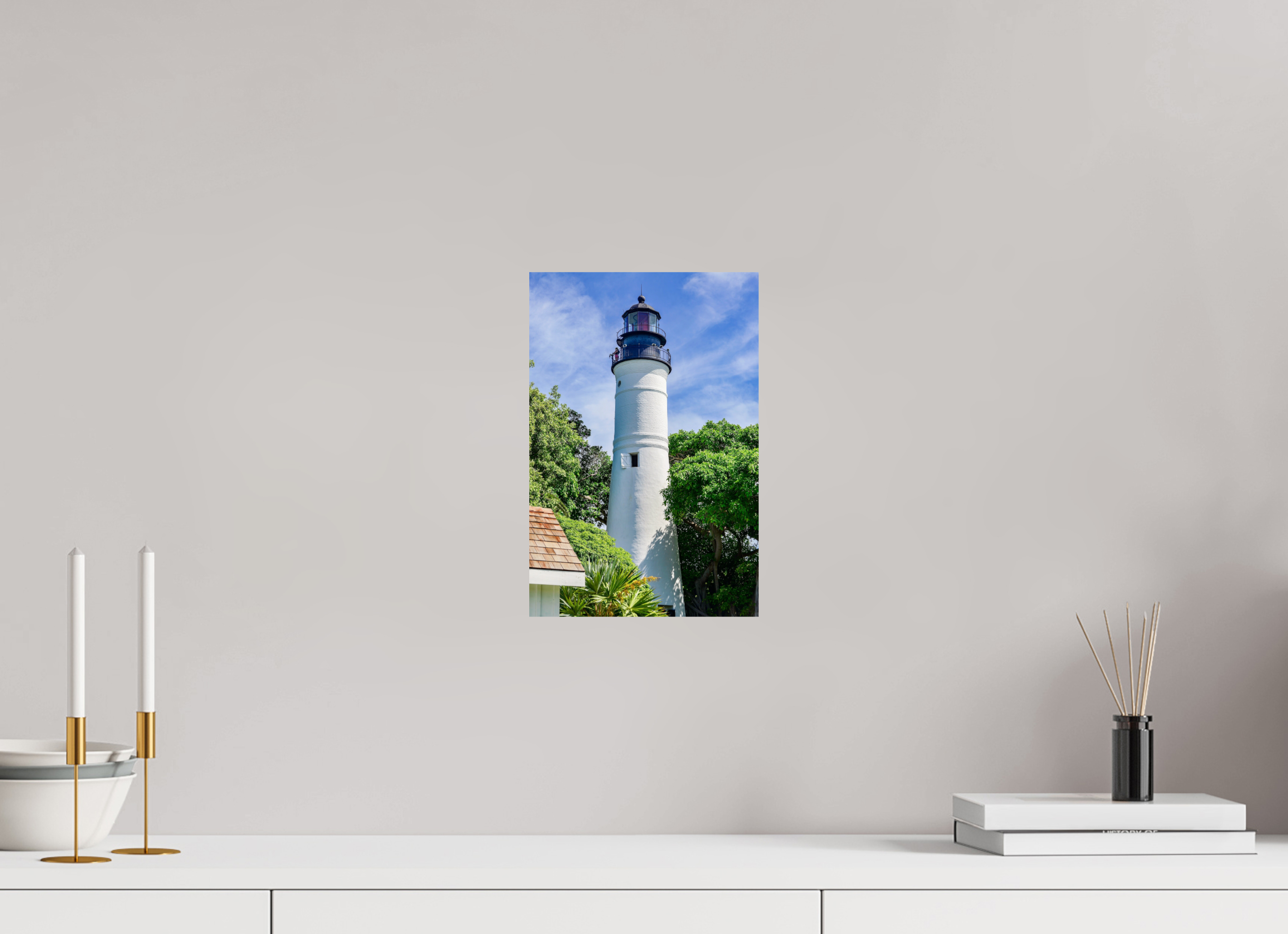 8 x 12″, Photo Print On Fuji Crystal DP II The Historic Key West Lighthouse